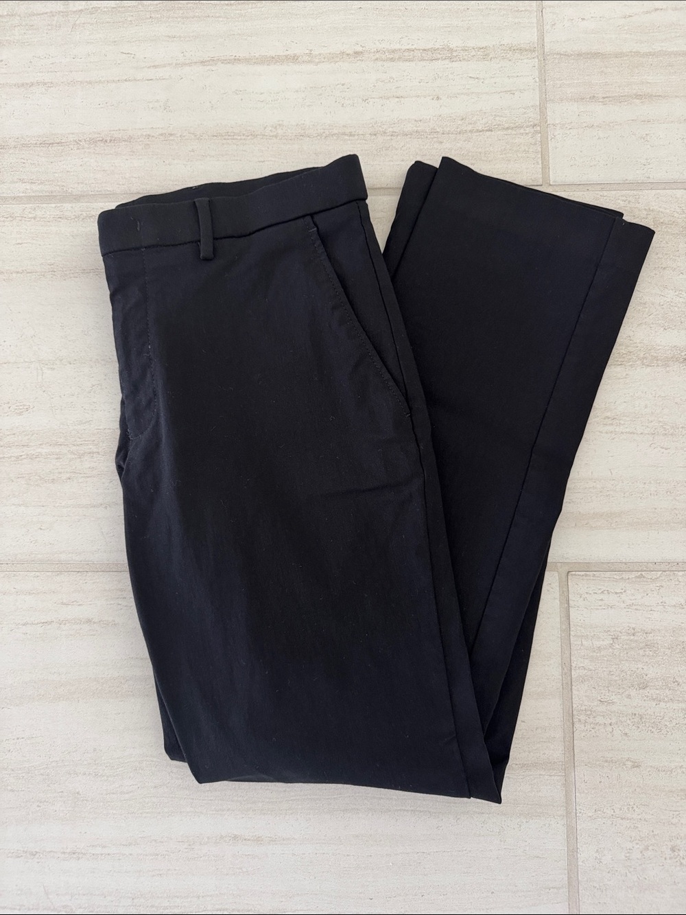 Tommy Hilfiger Men’s Black Stretch Chino Pants - Classic Tailored Fit